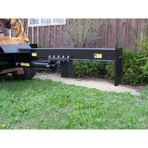 skid steer screw wood splitter|best skid steer splitter attachments.